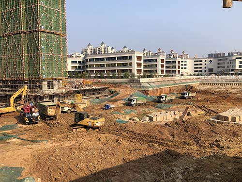 中國安能第二工程局湖畔學(xué)苑項目部“戰(zhàn)疫情，抓復(fù)工”