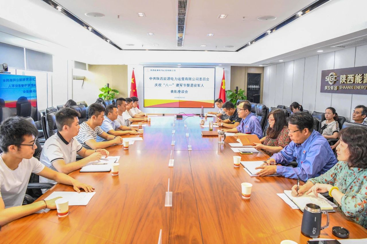 陜投集團(tuán)電力運(yùn)營公司召開慶?！鞍艘弧苯ㄜ姽?jié)暨退役軍人表彰座談會