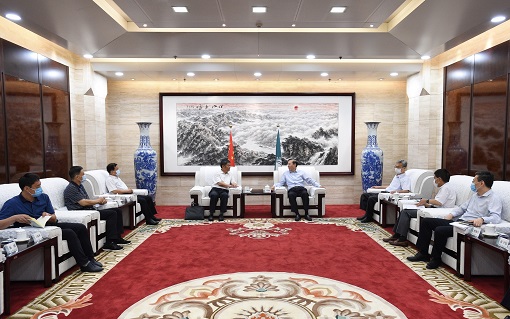 國家電網(wǎng)有限公司總經(jīng)理、黨組副書記辛保安會(huì)見寧夏回族自治區(qū)副主席吳秀章