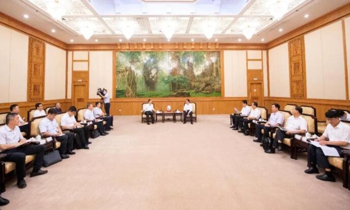 中核集團總經(jīng)理、黨組副書記顧軍與福建省委副書記、代省長王寧會談