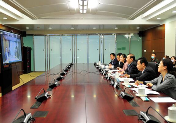 辛保安總經(jīng)理與SAP公司全球執(zhí)行董事會成員、全球業(yè)務(wù)總裁傅美黛舉行視頻會談