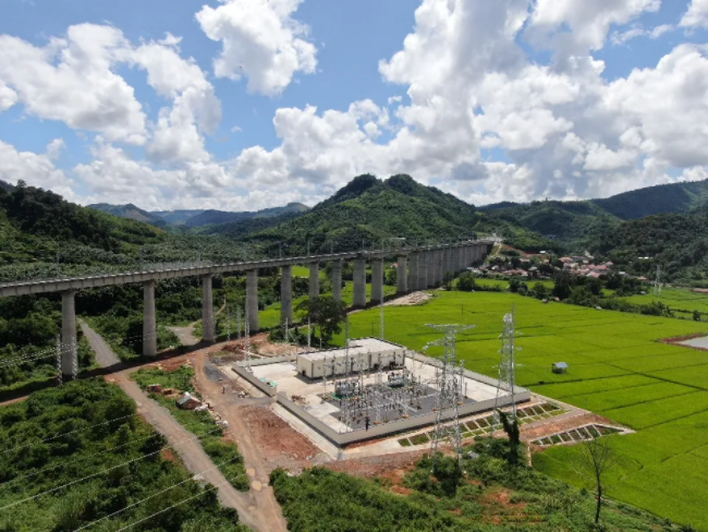 中老鐵路老撾段外部供電項目全線投運(yùn)