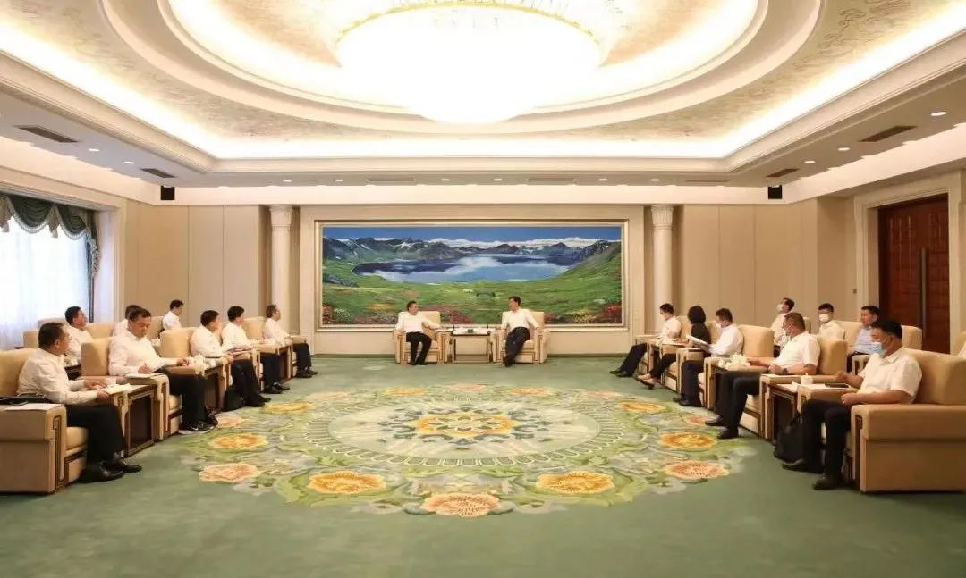 中國能建黨委書記、董事長宋海良拜會吉林省委常委、長春市委書記張志軍
