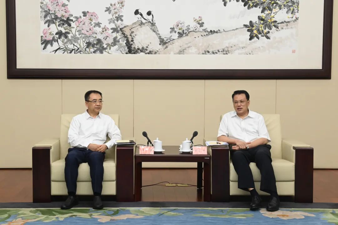大唐集團公司黨組書記、董事長鄒磊拜會浙江省委書記、省人大常委會主任袁家軍