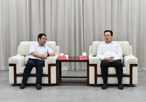 劉源拜會河北省委常委、副省長，雄安新區(qū)黨工委書記、管委會主任張國華