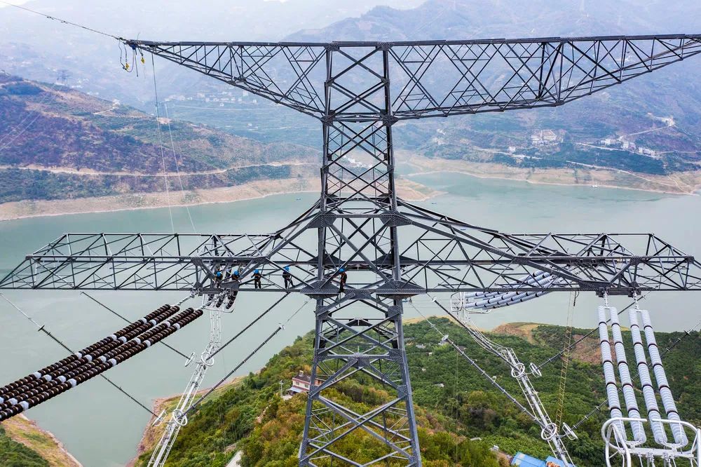 白鶴灘至浙江±800千伏特高壓直流輸電工程(白浙線(xiàn))長(zhǎng)江三峽跨江