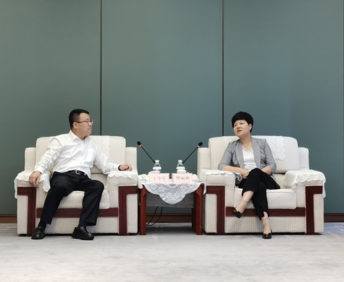 王小軍拜會廣西壯族自治區(qū)黨委常委、常務(wù)副主席蔡麗新