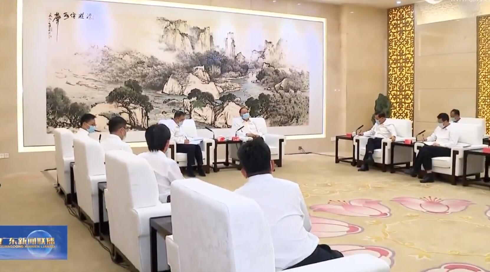 大唐集團(tuán)黨組書記、董事長(zhǎng)鄒磊拜會(huì)廣東省委書記黃坤明、省長(zhǎng)王偉中