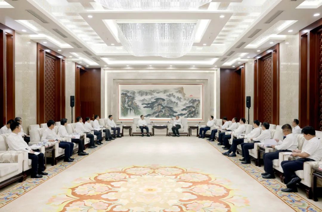 大唐集團(tuán)鄒磊、劉明勝拜會(huì)山東省委書記林武、省長周乃翔