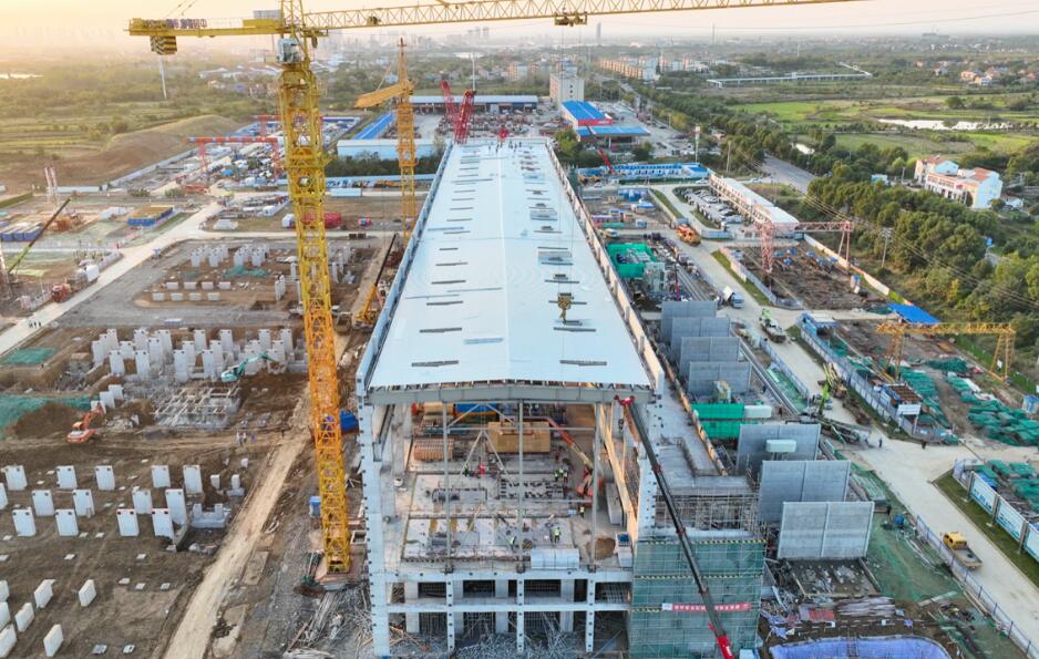 湖北應城300兆瓦壓縮空氣儲能電站示范工程主體工程建設(shè)完成
