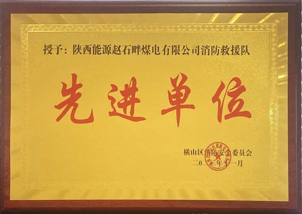 優(yōu)秀！再續(xù)輝煌！陜投集團(tuán)趙石畔煤電消防工作又獲表彰