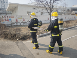 華潤電力盤錦公司發(fā)電黨支部、綜合黨支部聯合開展消防應急演練
