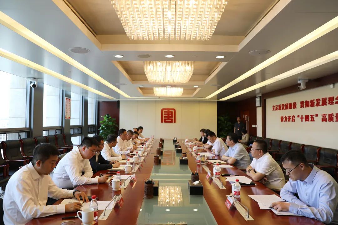 中建一局黨委書記、董事長吳愛國拜會大唐國際黨委書記、董事長王順啟