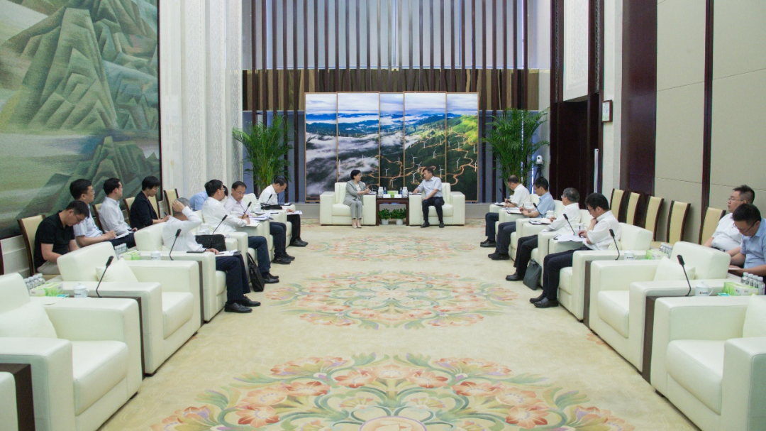 國家電投黨組書記、董事長劉明勝會見江蘇省委常委、南京市委書記韓立明