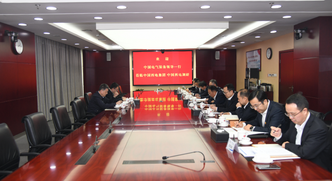 中國電氣裝備黨委副書記、總經(jīng)理周群到中國西電集團(tuán)、中國西電調(diào)研
