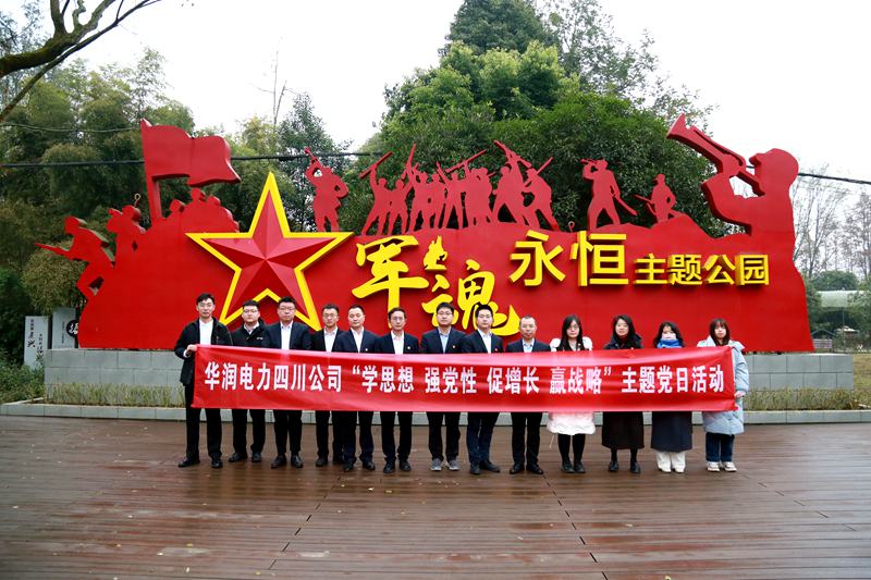 華潤電力四川公司聯(lián)合華潤集團在川企業(yè)開展“學思想、強黨性、促增長、贏戰(zhàn)略”主題黨日活動