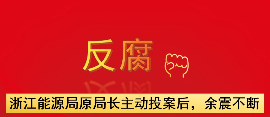 浙江能源局原局長主動(dòng)投案后，余震不斷